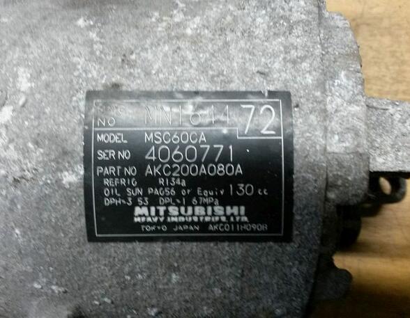 Air Conditioning Compressor MITSUBISHI Colt VI (Z2A, Z3A), MITSUBISHI Colt VII (Z2_A)