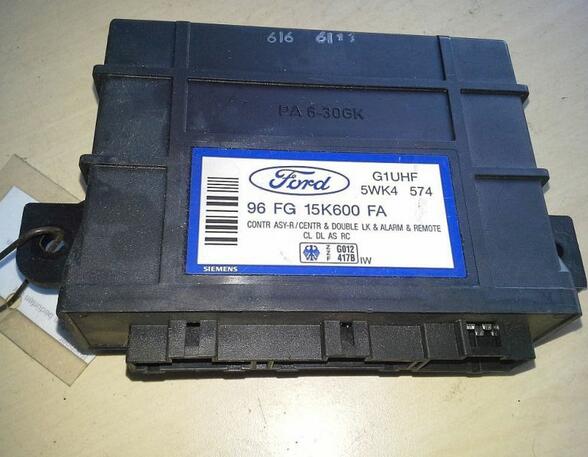 Central Locking System Control Unit FORD Fiesta IV (JA, JB)