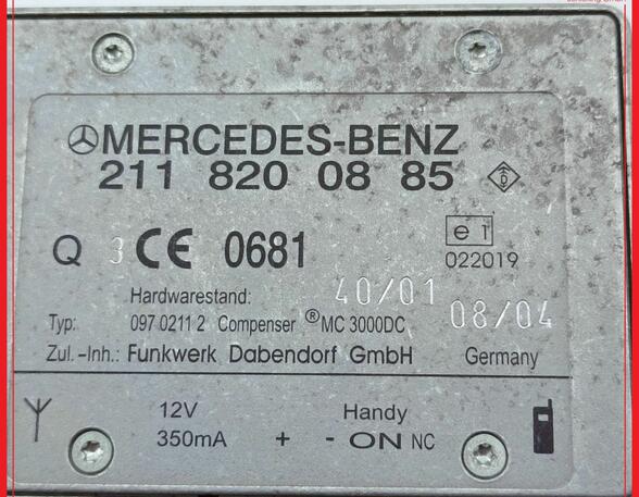 Antennenverstärker  MERCEDES BENZ E-KLASSE W211 E270 CDI 130 KW