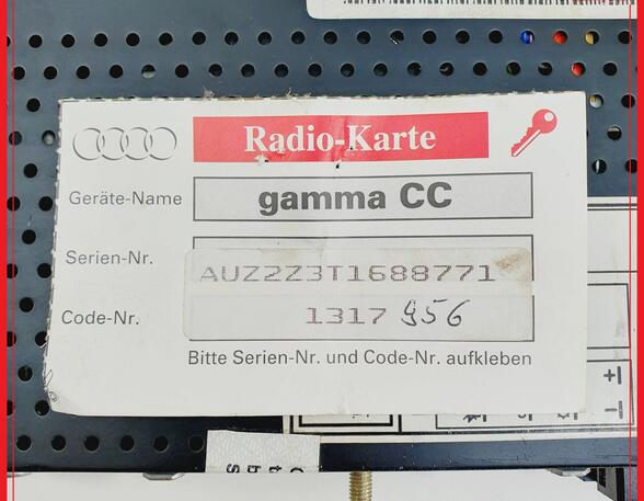 Cassetten-Radio Autoradio MIT CODE AUDI A4 (8D2  B5) 1.6 74 KW