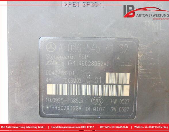 Abs Control Unit MERCEDES-BENZ CLK (C209)
