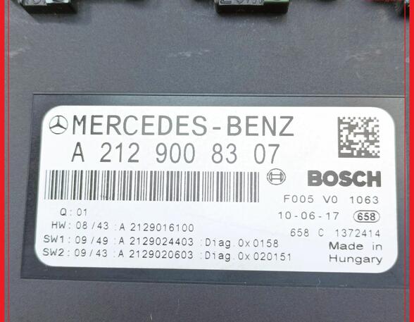 Zekeringkast MERCEDES-BENZ E-Klasse Coupe (C207)