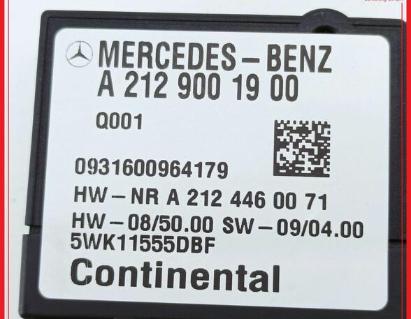 Regeleenheid MERCEDES-BENZ C-Klasse (W204)
