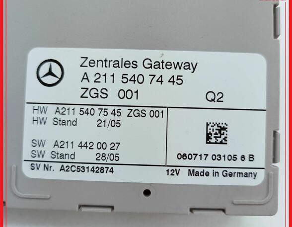 Steuergerät Zentrales Gateway MERCEDES BENZ E-KLASSE KOMBI W211 E320 CDI 165 KW