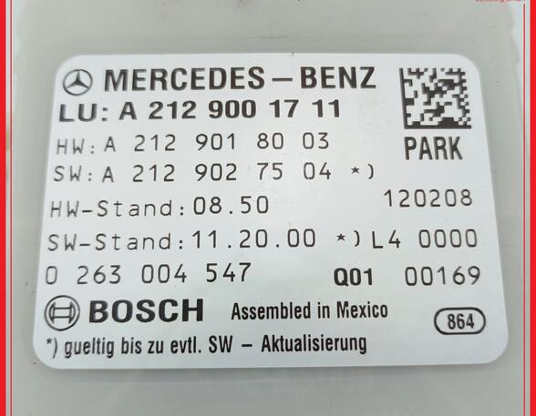 Regeleenheid MERCEDES-BENZ E-Klasse (W212)