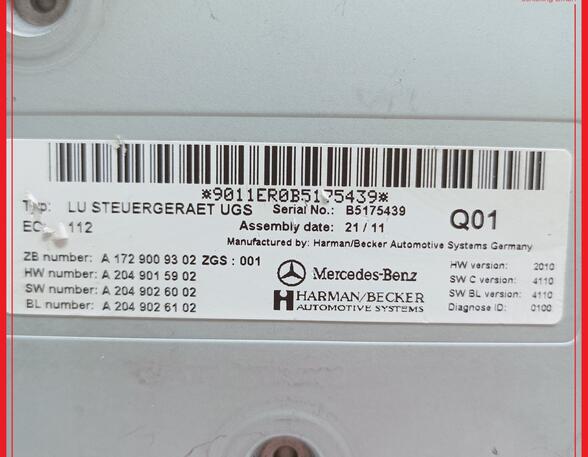 Steuergerät Multimedia Interface MERCEDES BENZ C-KLASSE KOMBI S204 C220 CDI 125 KW