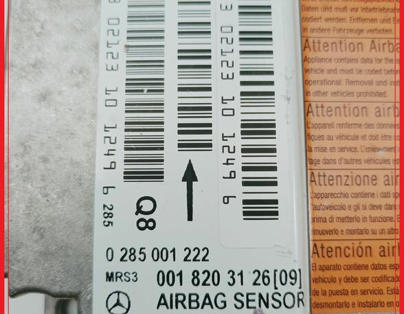Steuergerät Airbag  MERCEDES BENZ A-KLASSE (W168) A160 75 KW
