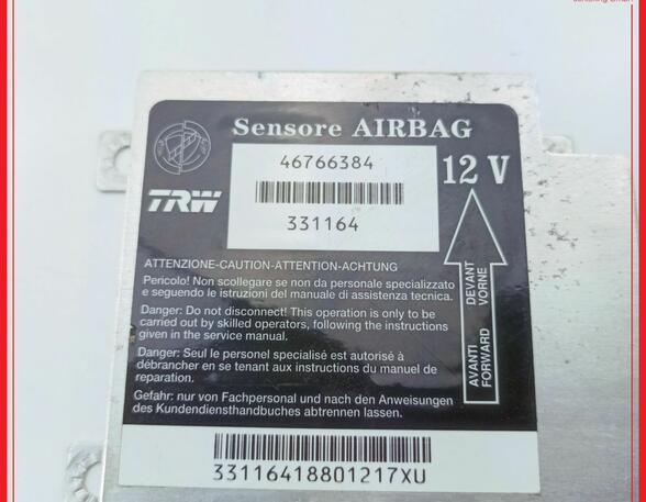 Steuergerät Airbag  FIAT PUNTO (188) 1.9 JTD 80 59 KW