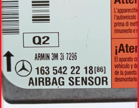 Regeleenheid airbag MERCEDES-BENZ M-Klasse (W163)