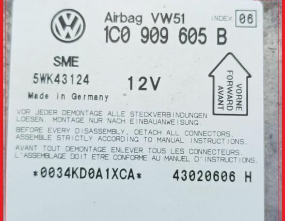 Steuergerät Airbag  VW PASSAT (3B3) 1.9 TDI 74 KW