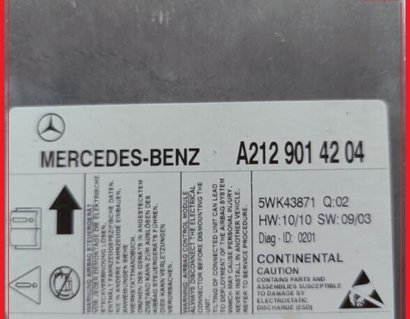 Regeleenheid airbag MERCEDES-BENZ E-Klasse (W212)