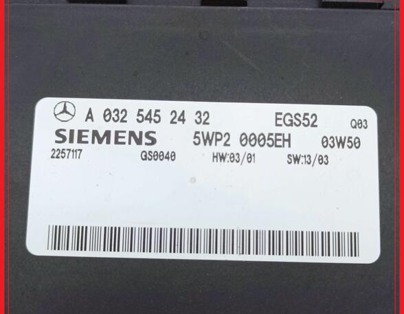 Steuergerät Automatikgetriebe  MERCEDES BENZ E-KLASSE KOMBI W211 E270 CDI 130 KW