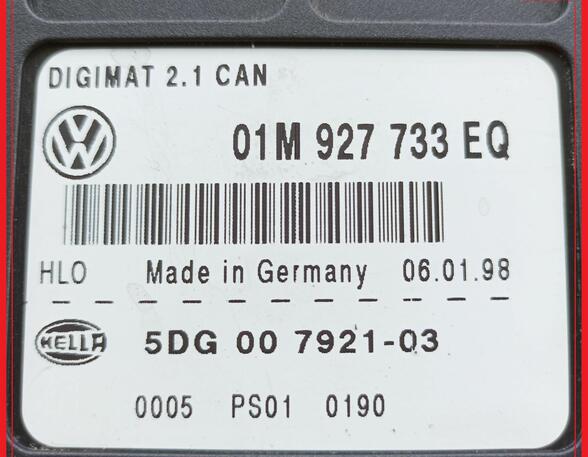 Steuergerät Automatikgetriebe  VW GOLF IV (1J1) 1.6 100PS 74 KW