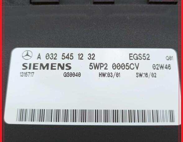 Steuergerät Automatikgetriebe  MERCEDES BENZ C-KLASSE W203 C220 CDI 105 KW