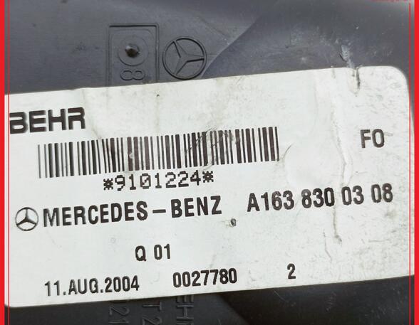 Gebläsemotor Hinten MERCEDES BENZ M-KLASSE W163 ML400 CDI 184 KW