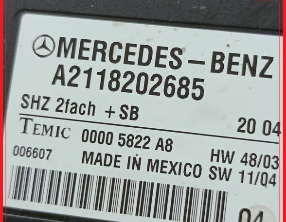 Steuergerät Standheizung  MERCEDES BENZ CLS (C219) 350 200 KW