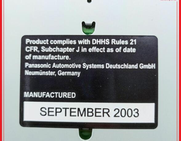CD-changer VW Bora (1J2)