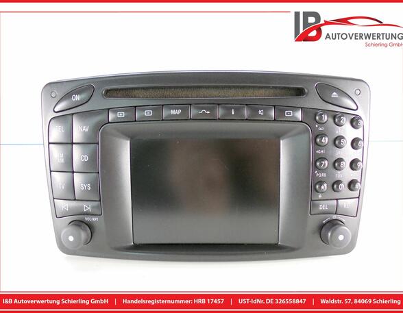 Navigationssystem CD-Radio MERCEDES C-KLASSE W203 KOMBI C220 CDI 105 KW