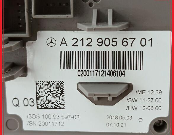 Ignition Lock Cylinder MERCEDES-BENZ E-Klasse (W212)