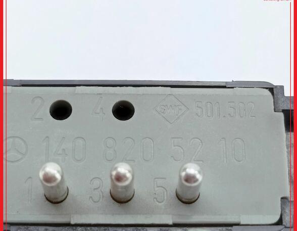 Schalter Kopfstützenverstellung  MERCEDES S-KLASSE W140 S300 TURBO D 130 KW