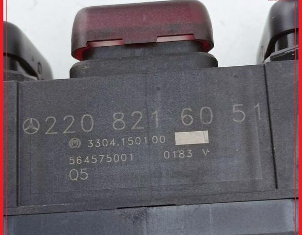 Schalterleiste Warnblinker MERCEDES BENZ S-KLASSE W220 S320 165 KW
