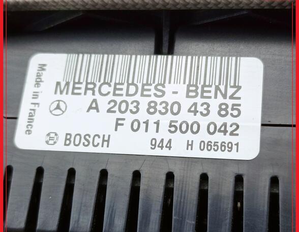 Bedieningselement airconditioning MERCEDES-BENZ CLK (C209)