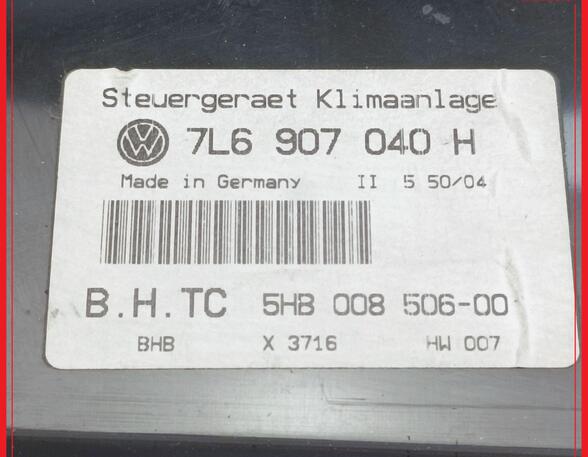 Bedieningselement airconditioning VW Touareg (7L6, 7L7, 7LA)