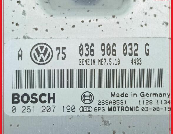 Steuergerät Motor SATZ VW BORA (1J2) 1.6 74 KW