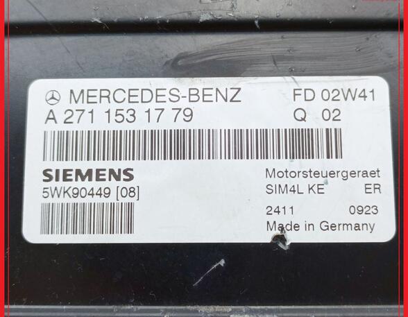 Engine Management Control Unit MERCEDES-BENZ C-Klasse T-Model (S203)