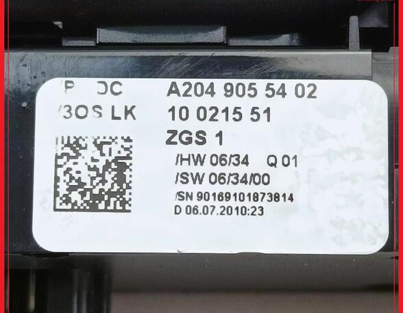 Mirror adjuster switch MERCEDES-BENZ GLK-Klasse (X204)