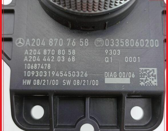 Schalter Drehschalter Comand Controller MERCEDES BENZ C-KLASSE KOMBI W204 C220 CDI 125 KW
