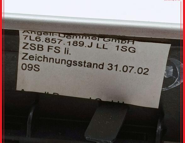 Schalter Lüftungsregler Mit Abdeckung VW TOUAREG 7LA  7L6  7L7 2.5 R5 TDI 128 KW
