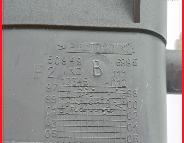 Dashboard ventilatierooster PEUGEOT 206 CC (2D)