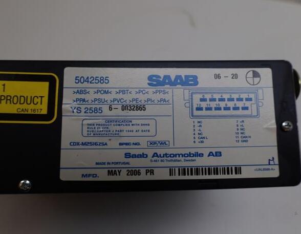 CD-changer SAAB 9-5 Kombi (YS3E), SAAB 9-5 (YS3E), SAAB 9-3 (YS3D), SAAB 900 II (--)