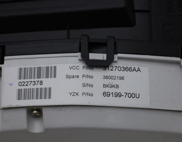 Tachometer (Revolution Counter) VOLVO V70 III (135)