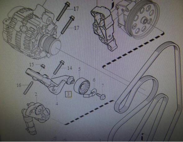 P14238833 Umlenkrolle für Keilriemen VOLVO V70 III (135) 31330982