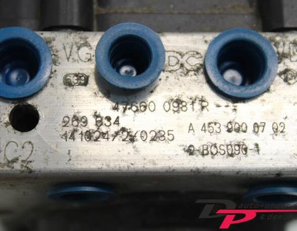 P16632409 Pumpe ABS SMART Forfour Schrägheck (453) A4539000702
