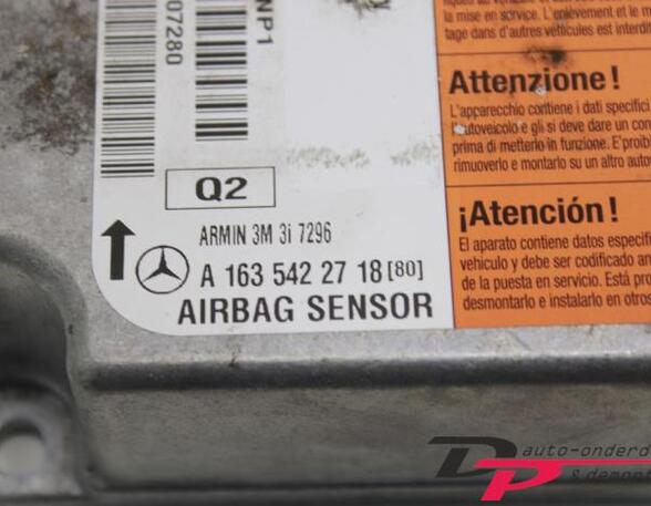 Regeleenheid airbag MERCEDES-BENZ M-Klasse (W163)