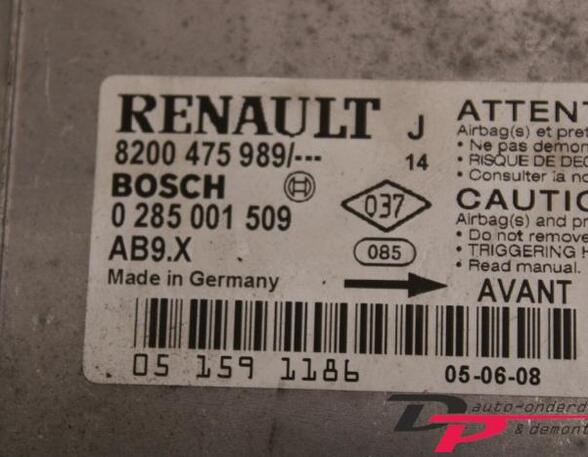Regeleenheid airbag RENAULT Modus/Grand Modus (F/JP0)