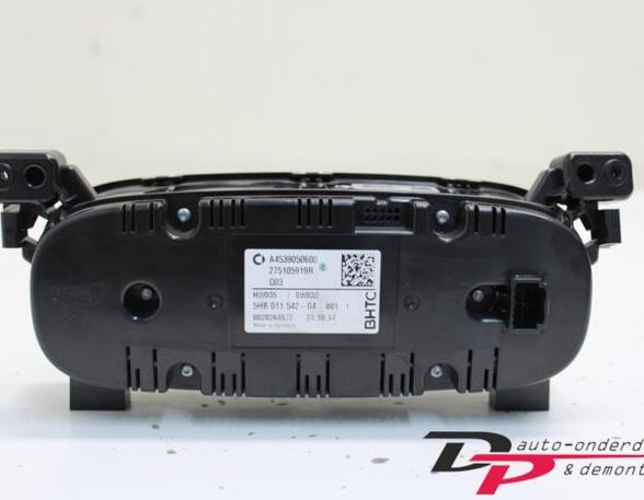 Heating & Ventilation Control Assembly SMART Fortwo Coupe (451)