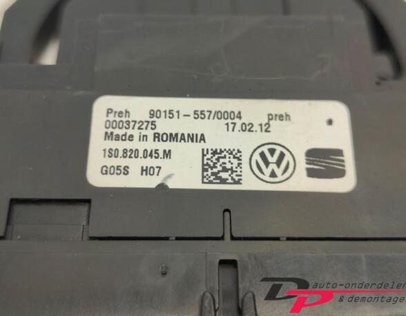 Bedieningselement verwarming & ventilatie VW UP! (121, 122, 123, BL1, BL2, BL3)