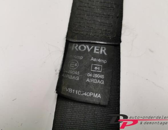 Safety Belts MG MG ZR (--), ROVER 25 Schrägheck (RF)