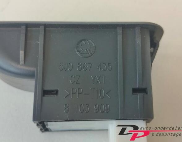 P20490817 Schalter für Fensterheber SKODA Fabia II (5J) 5J0959855