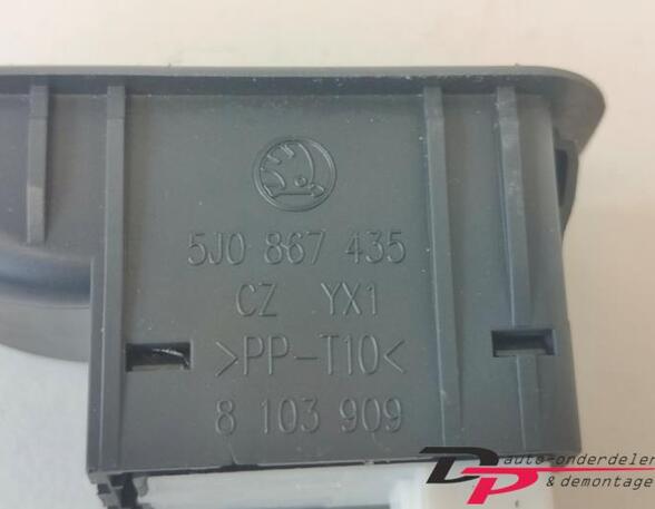 P20490823 Schalter für Fensterheber SKODA Fabia II (5J) 5J0959855