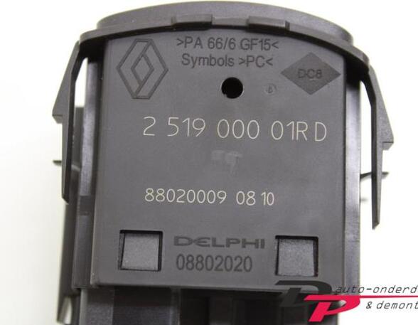P15138403 Schalter für Leuchtweitenregelung RENAULT Grand Scenic III (JZ) 251900