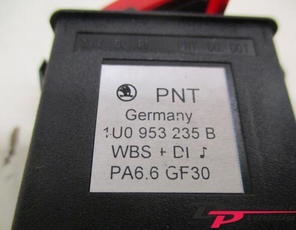 P11368900 Schalter für Warnblinker SKODA Octavia Combi (1U) 1U0953235B