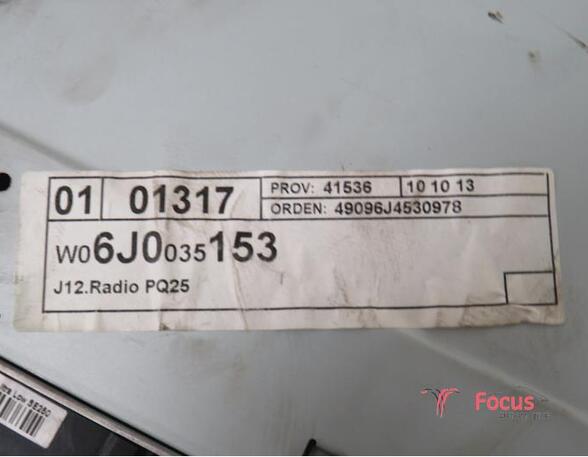 P12898725 CD-Radio SEAT Ibiza IV (6J) 6J0035153B