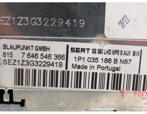 P17351468 CD-Radio SEAT Leon (1P) 1P1035186B