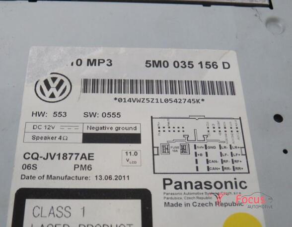 P17394663 CD-Radio VW Polo V (6R, 6C) 5M0035156D