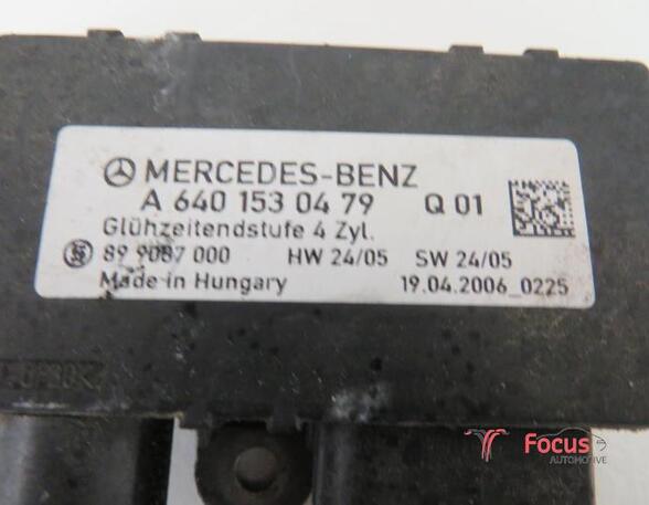 Glow Plug Relay Preheating MERCEDES-BENZ A-Klasse (W169)
